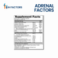 IH Factors Adrenal-Factors supplement facts label.