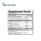 IH Factors Cogni-Calm supplement facts label.