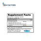 IH Factors Cortisol-Reset-Factors supplement facts label.