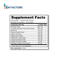 IH Factors Fiber-Complete-Powder supplement facts label.