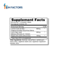 IH Factors Gastric-Soothe-Factors supplement facts label.