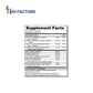 IH Factors Immune-Complex-Factors supplement facts label.