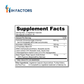 IH Factors Inflama-Aid supplement facts label.