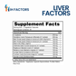 IH Factors  Liver-Factors supplement facts label.