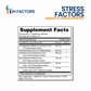 IH Factors Stress-Factors supplement facts label.