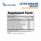 IH Factors Ultra-Immune-Boost supplement facts label.