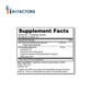 IH Factors Cholesterol-Factors supplement facts label.