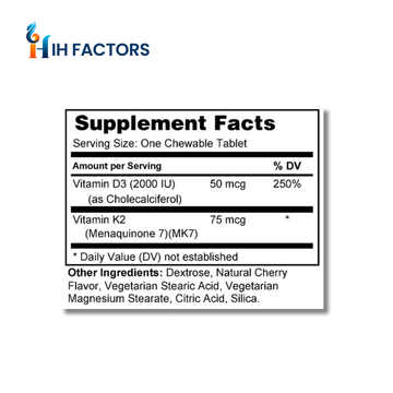 Vitamin D3 & K2 Kids Chewables